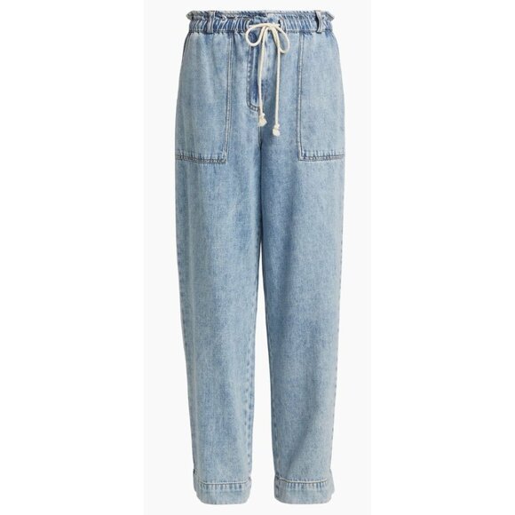 Rails Ryan Drawstring Denim Pants Faded Indigo Size XS NEW $178 [jb] - Picture 4 of 14